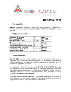 norcryl 1222 - Noren Plast