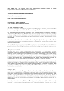 Carta de las Responsabilidades humanas - Pekea-fr