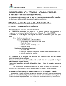 GUIÓN PRACTICA Nº 2: TÉCNICAS   DE LABORATORIO (II).