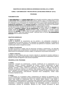 Requerimientos - Universidad Nacional de La Pampa