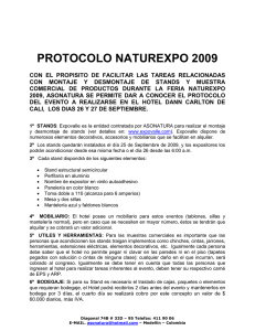 PROTOCOLO NATUREXPO 2009_