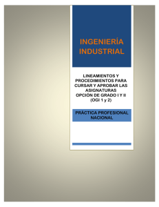 ingeniería industrial - Escuela Colombiana de Ingeniería