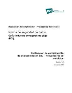 Proveedores de servicios - PCI Security Standards Council