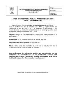 INEM Bucaramanga INSTITUCION EDUCATIVA INEM