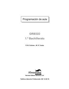 Prog. de aula Griego 1