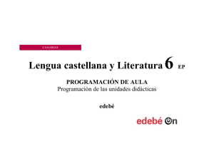 6 Lengua castellana y Literatura  PROGRAMACIÓN DE AULA
