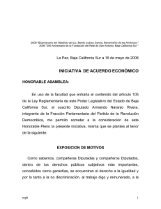 PUNTOV - Congreso del Estado de Baja California Sur