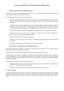 TEMA 9. EXPEDICIÓN Y TRANSPORTE DE MERCANCÍAS
