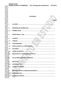 PROYECTO DE NORMA TÉCNICA COLOMBIANA NTC 126 (Segunda actualización) DE 248/12