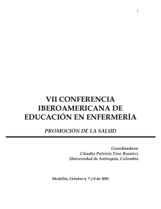 VII CONFERENCIA IBEROAMERICANA DE EDUCACIÓN EN ENFERMERÍA