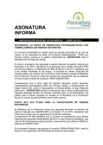 ASONATURA INFORMA 2011