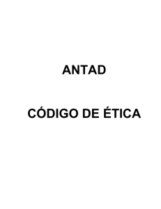 ANTAD  CÓDIGO DE ÉTICA