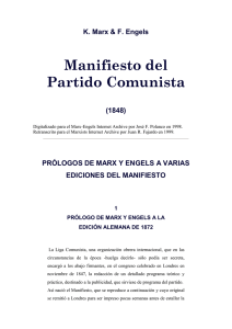 Manifiesto del Partido Comunista K. Marx &amp; F. Engels (1848)