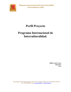 Proyecto Programa PRII - Interculturalidad