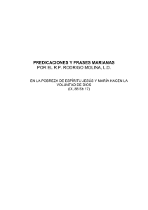 PREDICACIONES Y FRASES MARIANAS VOLUNTAD DE DIOS