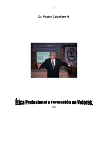 Ética y Formación en Valores. Libro