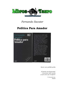 Savater, Fernando - Politica Para Amador.