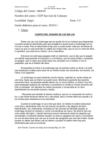 ZAGRA El cuento del gusano de luz sin luz