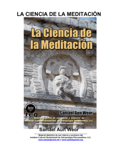 La Ciencia de la Meditación - Instituto Cultural Quetzalcoatl
