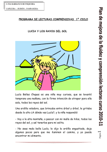 CAPILEIRA Lucía y los rayos del sol