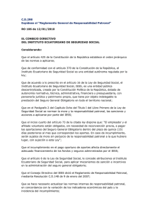 C.D.298 Expídese el “Reglamento General de Responsabilidad