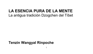 LA ESENCIA PURA DE LA MENTE  Tenzin Wangyal Rínpoche