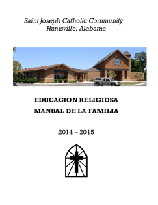 educacion religiosa - Saint Joseph Catholic Community
