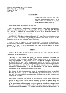 decision 636 - Comunidad Andina