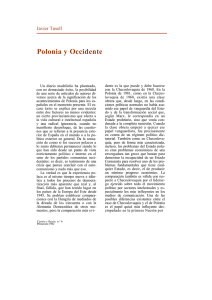 Polonia y Occidente Javier Tusell