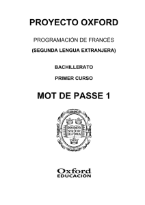 Programación Mot de passe 1 1º Bach.
