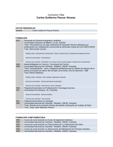 Carlos Guillermo Paucar A. - Universidad Nacional de Colombia