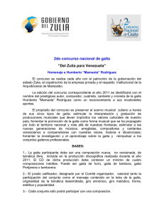 2do concurso nacional de gaita “Del Zulia para Venezuela