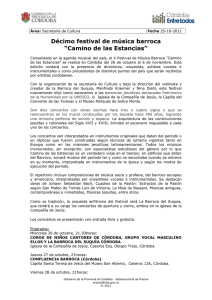 Musica Barroca 25-10-2011 - Gobierno de la Provincia de