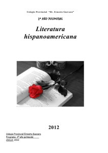 Literatura hispanoamericana 2012