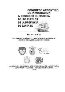 congreso argentino de inmigración - Centro Científico Tecnológico