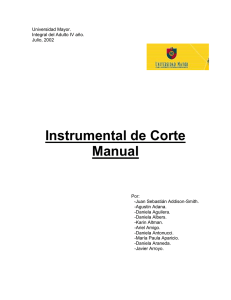 Instrumental de corte manual