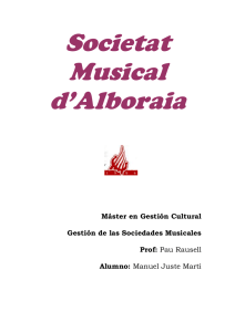 SOCIEDAD MUSICAL DE ALBORAIA