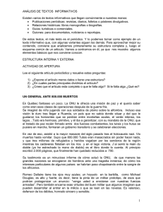 ANÁLISIS DE TEXTOS  INFORMATIVOS