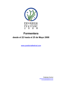 Formentera - Posidonia Festival MED