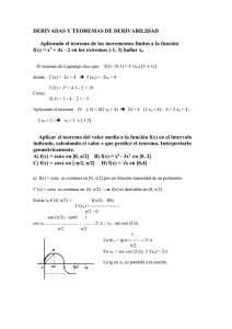 Hallar la función derivada de y = (1