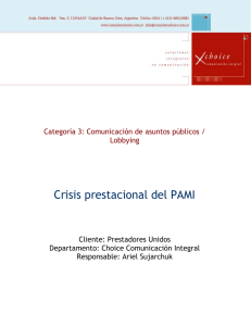 Crisis prestacional del PAMI