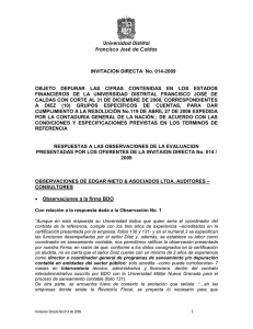 Respuesta replica - Universidad Distrital Francisco Jose de Caldas
