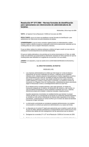 Resolución Nº 577/006 - Normas formales de identificación