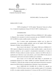 infofinan/resindiv/000335 - Comisión Nacional de Valores