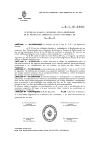 L   E   Y   ...  Poder Legislativo Corrientes