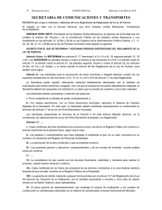 Reforma 3: Reglamento de la Ley de Puertos. DOF 02-04-2014