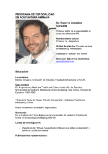 Dr. Roberto González González - Escuela Nacional de Medicina y