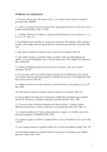 Problemas de combinatoria