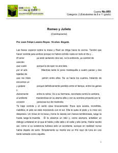 Romeo y Julieta (Cuentopoema) Por Juan Felipe Lozano Reyes. 16