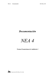NEA 4: Documentación